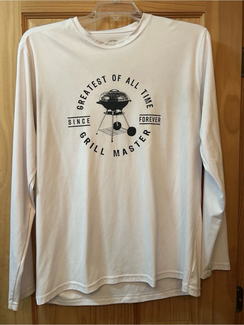 Grill Master Long Sleeve Tee - White